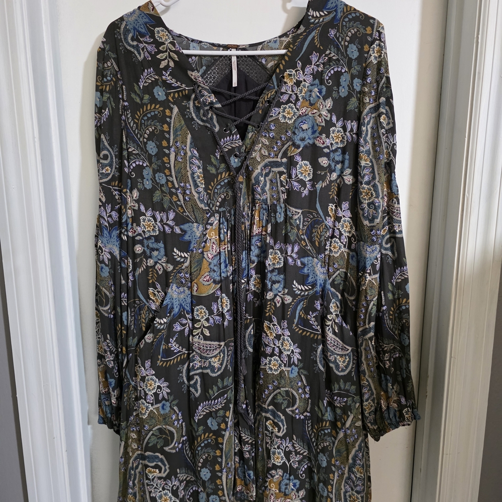 Free People Multicolor Patterned Dress